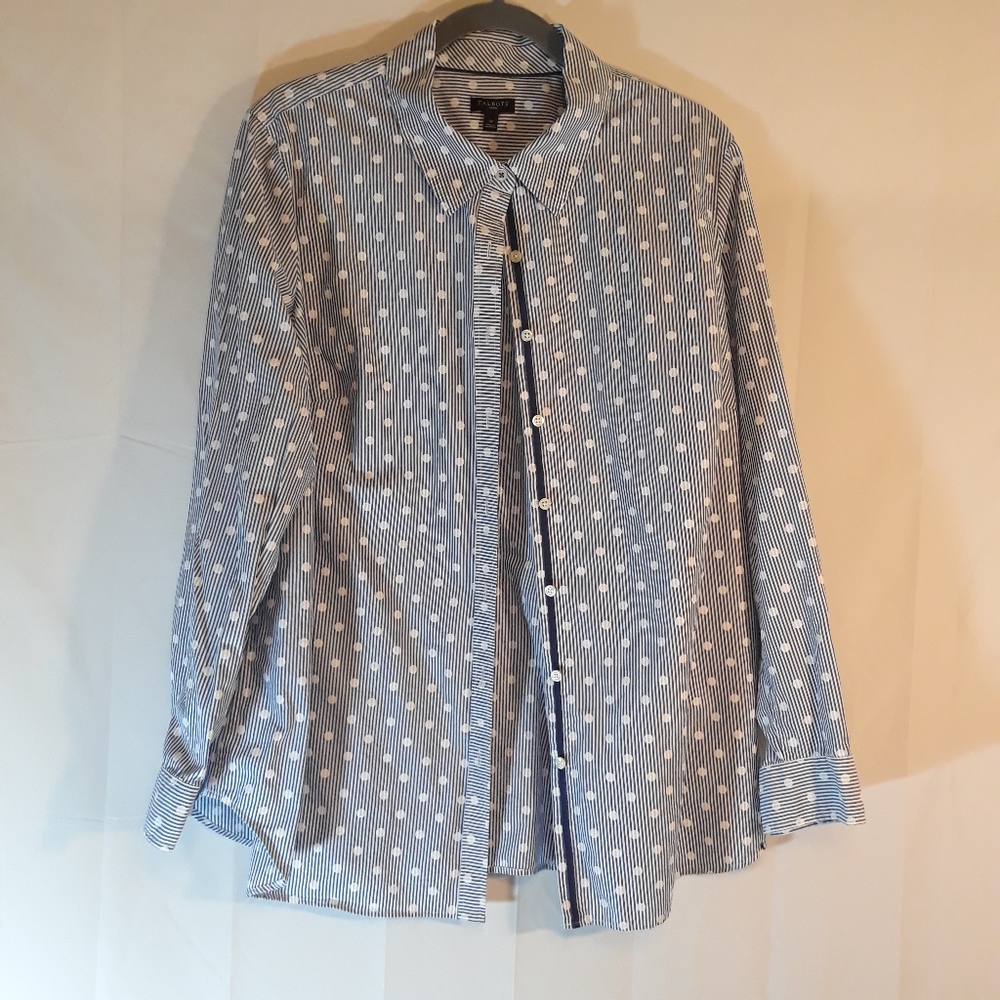 Talbots blouse plus sized - Picture 2 of 8